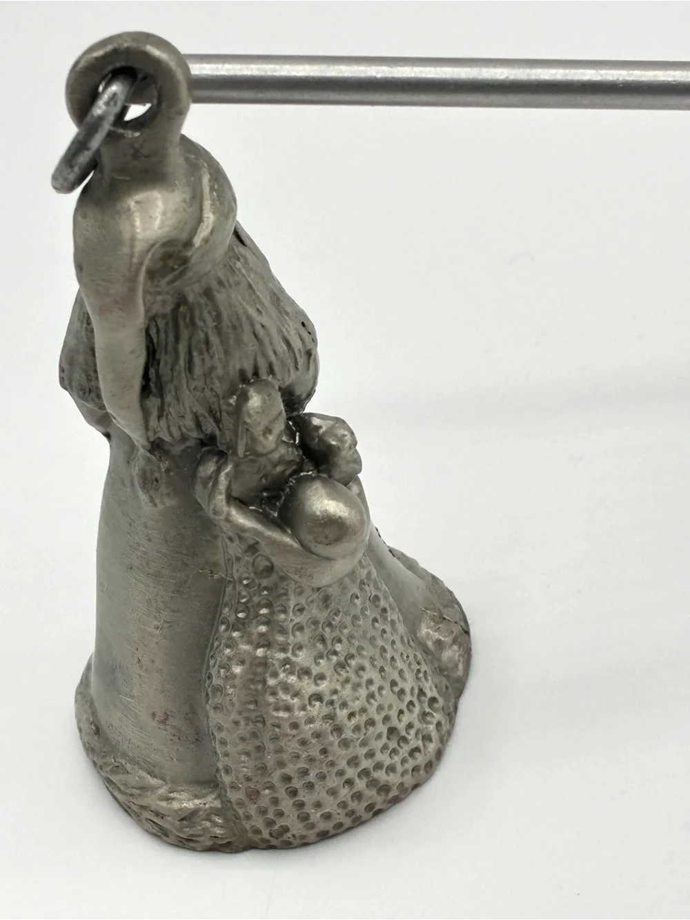 Vintage 1998 Rawcliffe Pewter Santa Claus Candle Snuffer Father Christmas
